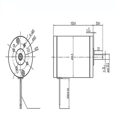 24VDC Мотор с щеткой 0.18n. M 2800rpm Электромотор Постоянный магнит Мотор эффективность IE 1
