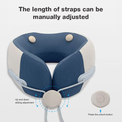 Инфракрасный физиотерапевтический U-образный массажник шеи с вибрационным массажем и тепловой функцией