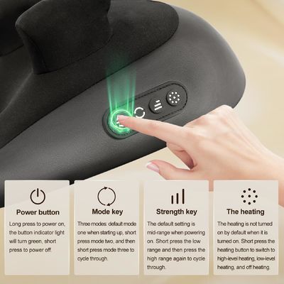 Массажёр для облегчения боли в шее и спине с зарядным током 500 мА 19.05 x 30.48 x 33.02 см