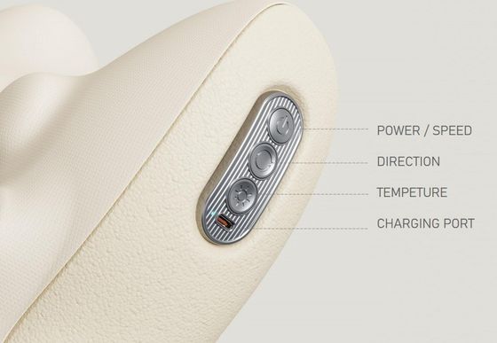 3 Вт номинальной мощности беспроводной вибрирующей нагрева массажный шар для плеч спины и живота