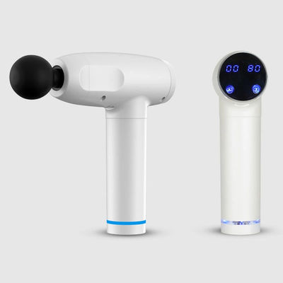 Массаж тела Мини-мускульный массажный пистолет с 6 массажными головами и функцией управления временем