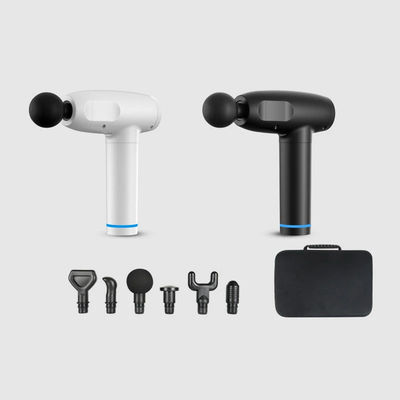 Массаж тела Мини-мускульный массажный пистолет с 6 массажными головами и функцией управления временем