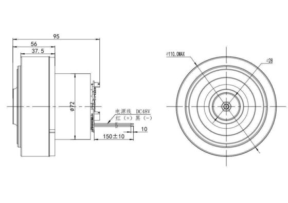 110 мм Диаметр IE 1 40000rpm 58w 220v постоянный электродвигатель для беговой дорожки беговой дорожки