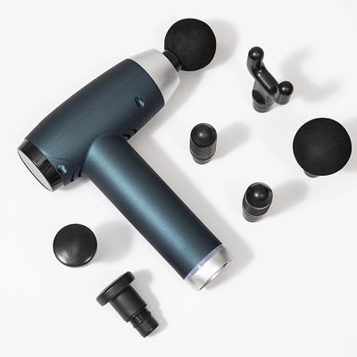 Электрический массажный пистолет с глубокими тканями с 6 головами 30 скоростным ЖК-дисплеем и зарядкой USB 1 кг